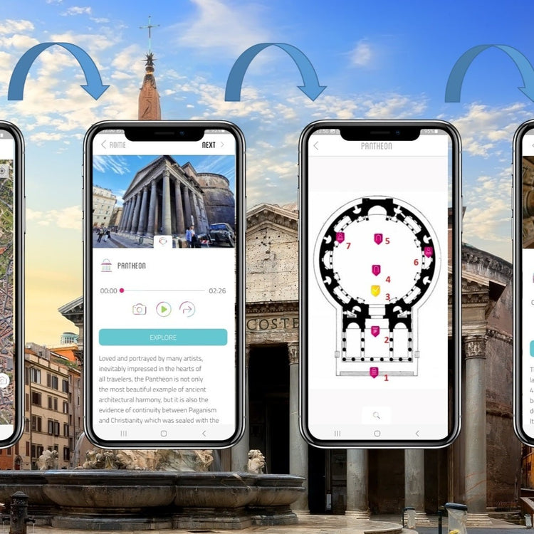 Pantheon: biglietto di ingresso e audioguida smart