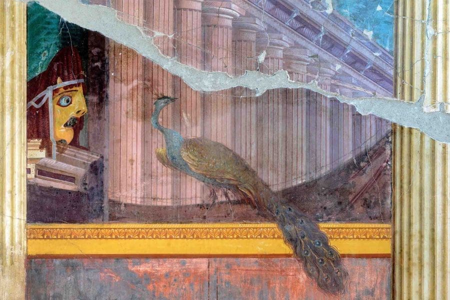 The Oplontis frescoes are among the best preserved
