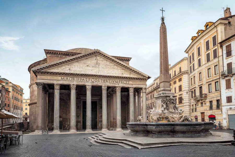 The Pantheon is rich or art and history