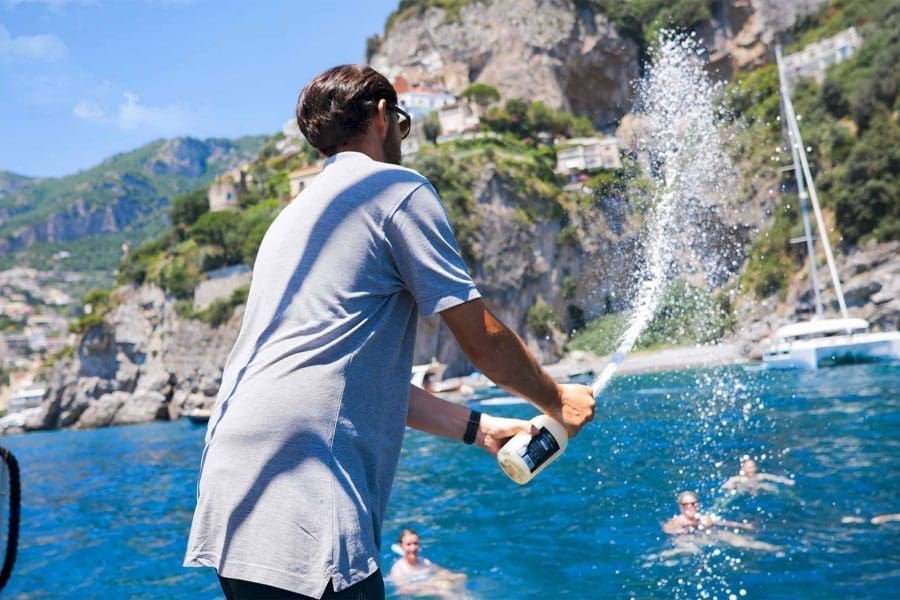 Salerno: Amalfi Coast Cruise with Lunch, Aperitif & Swimming