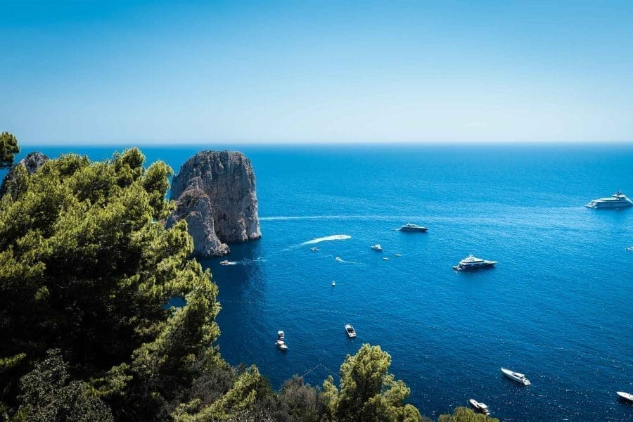 Capri Island Boat Tour with Transfer and Free Time