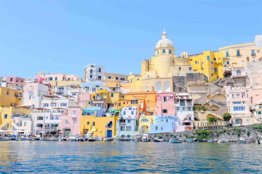 Procida Island Transfer with Boat Tour from Naples
