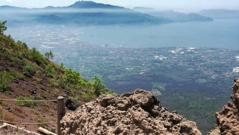 Hike up Vesuvius and enjoy an incredible view