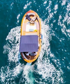 Boat from above