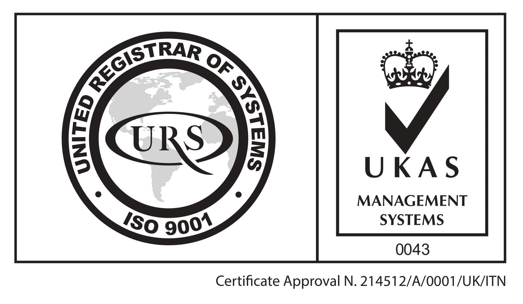 Instazione — ISO 9001 Certification (UKAS / URS)
