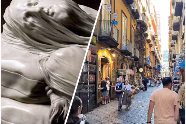 Naples: Old Town Tour with Veiled Christ and Cathedral