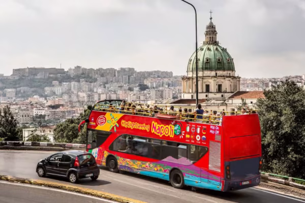 Naples Hop-On Off Bus 24 h Ticket with St. Anna dei Lombardi