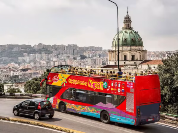 Naples Hop-On Off Bus 24 h Ticket with St. Anna dei Lombardi
