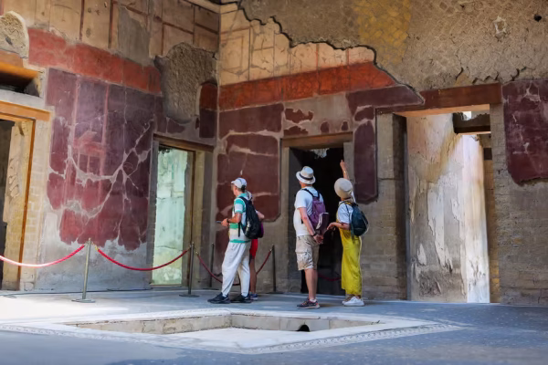 From Rome to Herculaneum: Fast Train Journey and Guided Tour