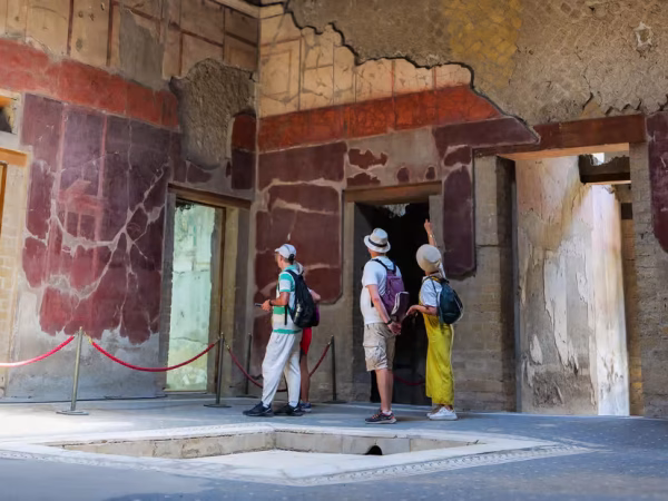 From Rome to Herculaneum: Fast Train Journey and Guided Tour