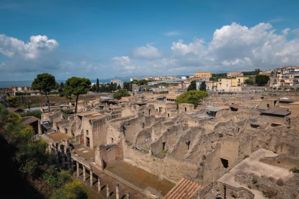 From Naples: Pompeii and Herculaneum Tour with Transfers